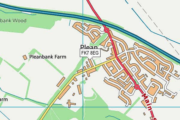 FK7 8EG map - OS VectorMap District (Ordnance Survey) FK7 8EG map - OS VectorMap District (Ordnance Survey)