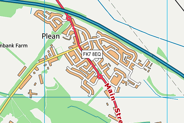 FK7 8EQ map - OS VectorMap District (Ordnance Survey) FK7 8EQ map - OS VectorMap District (Ordnance Survey)