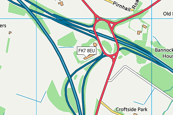 FK7 8EU map - OS VectorMap District (Ordnance Survey) FK7 8EU map - OS VectorMap District (Ordnance Survey)