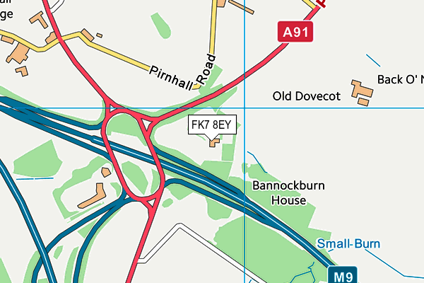 FK7 8EY map - OS VectorMap District (Ordnance Survey) FK7 8EY map - OS VectorMap District (Ordnance Survey)