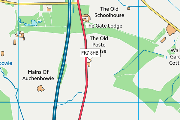 FK7 8HB map - OS VectorMap District (Ordnance Survey) FK7 8HB map - OS VectorMap District (Ordnance Survey)