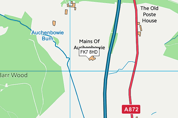 FK7 8HD map - OS VectorMap District (Ordnance Survey) FK7 8HD map - OS VectorMap District (Ordnance Survey)