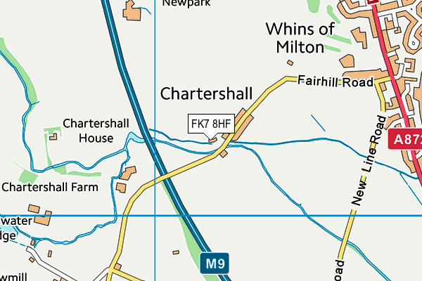 FK7 8HF map - OS VectorMap District (Ordnance Survey) FK7 8HF map - OS VectorMap District (Ordnance Survey)