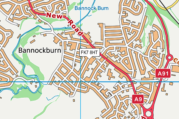 FK7 8HT map - OS VectorMap District (Ordnance Survey) FK7 8HT map - OS VectorMap District (Ordnance Survey)