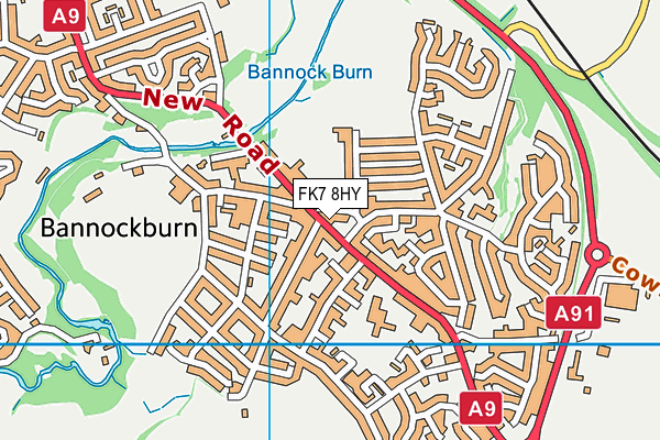 FK7 8HY map - OS VectorMap District (Ordnance Survey) FK7 8HY map - OS VectorMap District (Ordnance Survey)