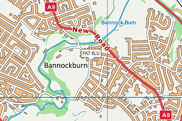 FK7 8LU map - OS VectorMap District (Ordnance Survey) FK7 8LU map - OS VectorMap District (Ordnance Survey)