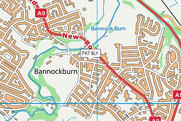 FK7 8LY map - OS VectorMap District (Ordnance Survey) FK7 8LY map - OS VectorMap District (Ordnance Survey)