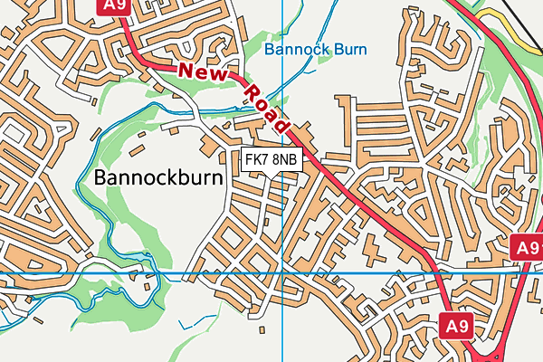 FK7 8NB map - OS VectorMap District (Ordnance Survey) FK7 8NB map - OS VectorMap District (Ordnance Survey)