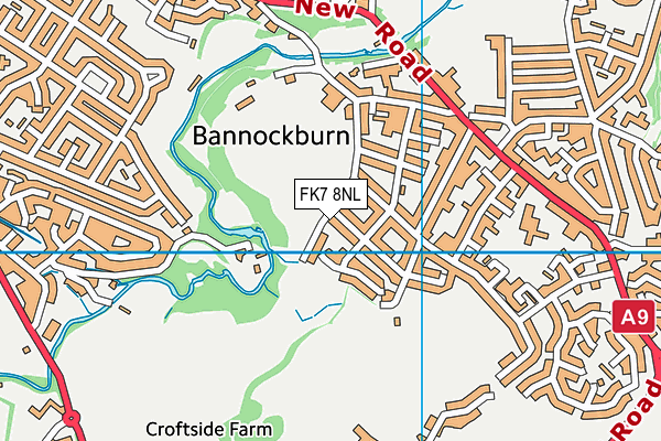 FK7 8NL map - OS VectorMap District (Ordnance Survey)
