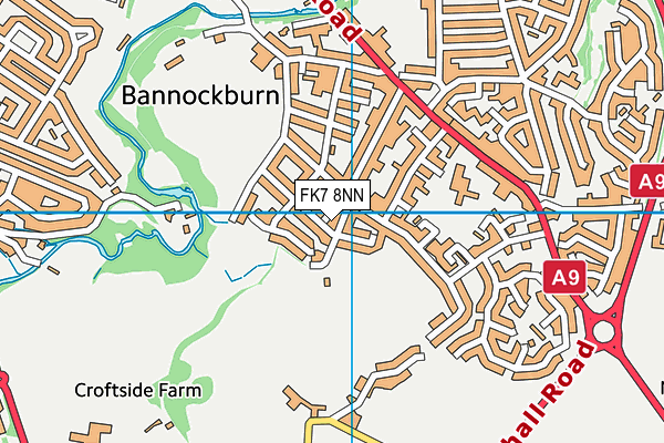 FK7 8NN map - OS VectorMap District (Ordnance Survey)