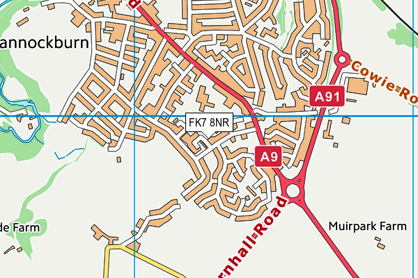 FK7 8NR map - OS VectorMap District (Ordnance Survey)