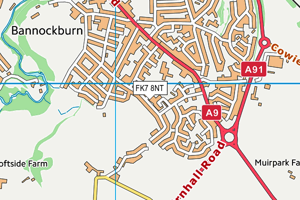 FK7 8NT map - OS VectorMap District (Ordnance Survey) FK7 8NT map - OS VectorMap District (Ordnance Survey)