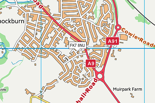 FK7 8NU map - OS VectorMap District (Ordnance Survey) FK7 8NU map - OS VectorMap District (Ordnance Survey)