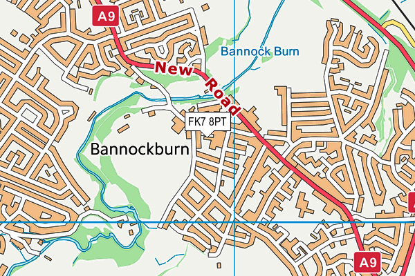 FK7 8PT map - OS VectorMap District (Ordnance Survey) FK7 8PT map - OS VectorMap District (Ordnance Survey)
