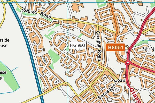 FK7 9EQ map - OS VectorMap District (Ordnance Survey) FK7 9EQ map - OS VectorMap District (Ordnance Survey)