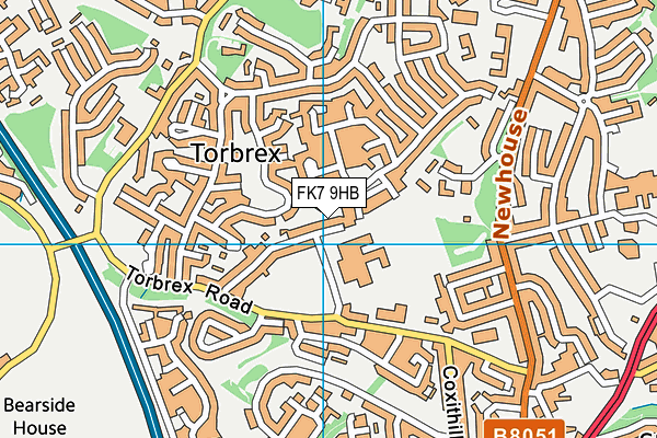 FK7 9HB map - OS VectorMap District (Ordnance Survey) FK7 9HB map - OS VectorMap District (Ordnance Survey)