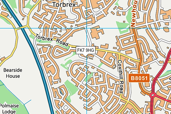 FK7 9HG map - OS VectorMap District (Ordnance Survey) FK7 9HG map - OS VectorMap District (Ordnance Survey)