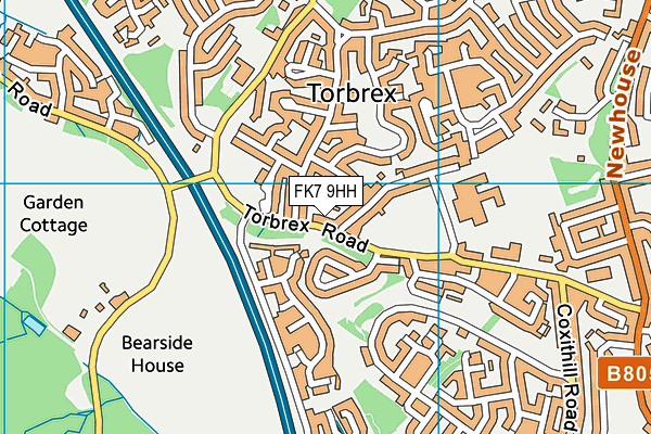 FK7 9HH map - OS VectorMap District (Ordnance Survey) FK7 9HH map - OS VectorMap District (Ordnance Survey)