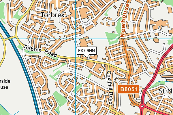 FK7 9HN map - OS VectorMap District (Ordnance Survey) FK7 9HN map - OS VectorMap District (Ordnance Survey)