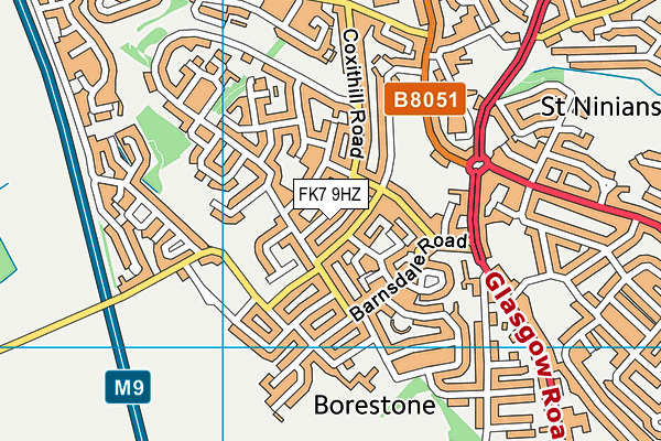 FK7 9HZ map - OS VectorMap District (Ordnance Survey) FK7 9HZ map - OS VectorMap District (Ordnance Survey)