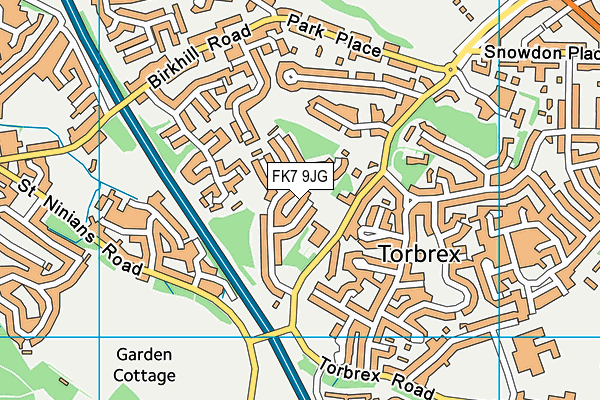 FK7 9JG map - OS VectorMap District (Ordnance Survey) FK7 9JG map - OS VectorMap District (Ordnance Survey)
