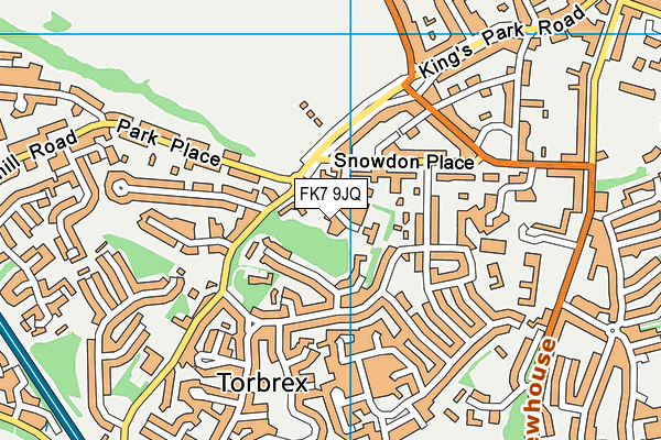 FK7 9JQ map - OS VectorMap District (Ordnance Survey) FK7 9JQ map - OS VectorMap District (Ordnance Survey)