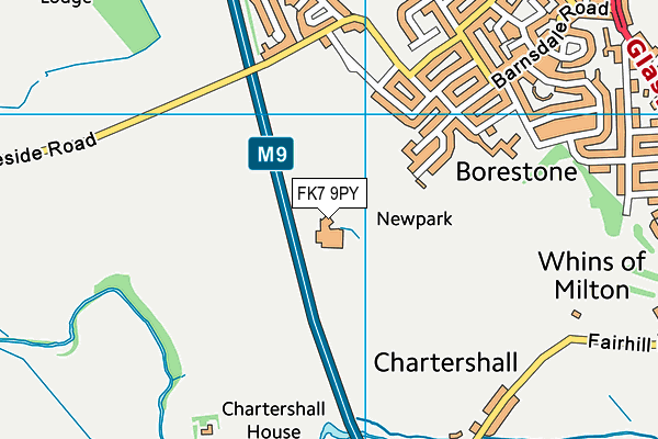 FK7 9PY map - OS VectorMap District (Ordnance Survey) FK7 9PY map - OS VectorMap District (Ordnance Survey)