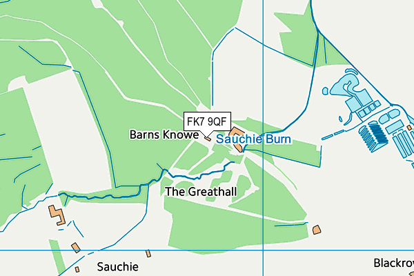 FK7 9QF map - OS VectorMap District (Ordnance Survey) FK7 9QF map - OS VectorMap District (Ordnance Survey)