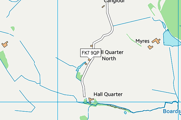 FK7 9QP map - OS VectorMap District (Ordnance Survey) FK7 9QP map - OS VectorMap District (Ordnance Survey)