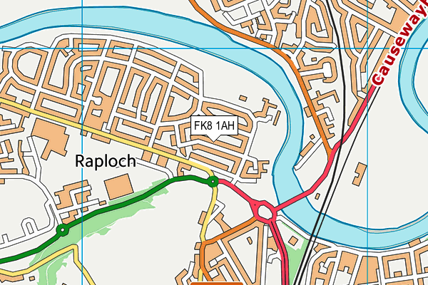 FK8 1AH map - OS VectorMap District (Ordnance Survey) FK8 1AH map - OS VectorMap District (Ordnance Survey)