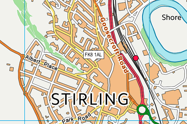 FK8 1AL map - OS VectorMap District (Ordnance Survey) FK8 1AL map - OS VectorMap District (Ordnance Survey)
