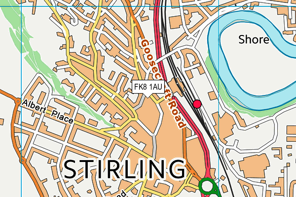 FK8 1AU map - OS VectorMap District (Ordnance Survey) FK8 1AU map - OS VectorMap District (Ordnance Survey)