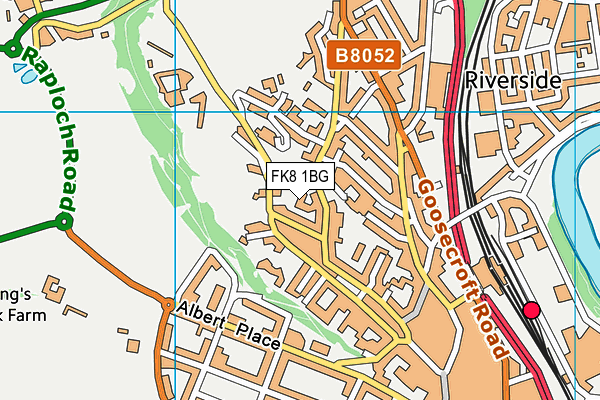 FK8 1BG map - OS VectorMap District (Ordnance Survey) FK8 1BG map - OS VectorMap District (Ordnance Survey)