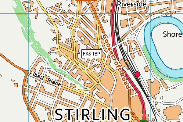 FK8 1BP map - OS VectorMap District (Ordnance Survey) FK8 1BP map - OS VectorMap District (Ordnance Survey)