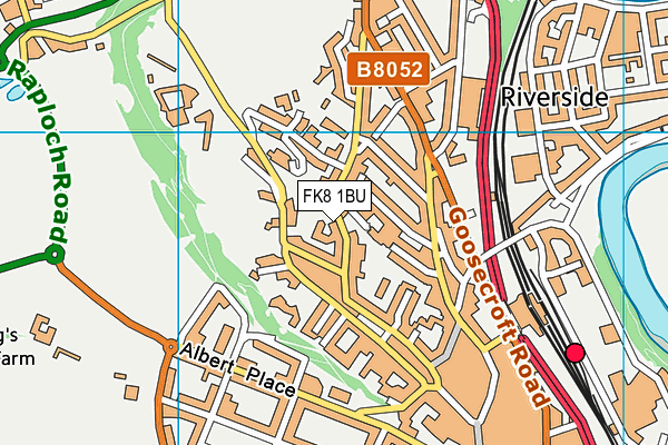 FK8 1BU map - OS VectorMap District (Ordnance Survey) FK8 1BU map - OS VectorMap District (Ordnance Survey)