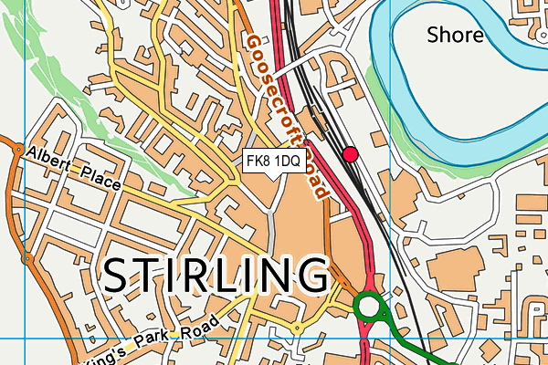 FK8 1DQ map - OS VectorMap District (Ordnance Survey) FK8 1DQ map - OS VectorMap District (Ordnance Survey)