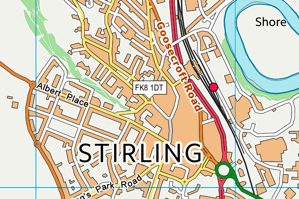 FK8 1DT map - OS VectorMap District (Ordnance Survey) FK8 1DT map - OS VectorMap District (Ordnance Survey)