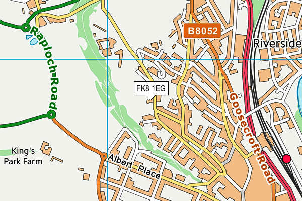 FK8 1EG map - OS VectorMap District (Ordnance Survey) FK8 1EG map - OS VectorMap District (Ordnance Survey)