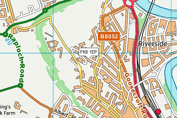 FK8 1EP map - OS VectorMap District (Ordnance Survey) FK8 1EP map - OS VectorMap District (Ordnance Survey)