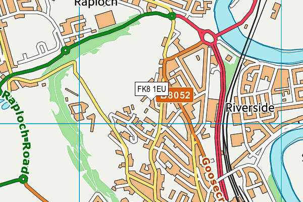 FK8 1EU map - OS VectorMap District (Ordnance Survey) FK8 1EU map - OS VectorMap District (Ordnance Survey)
