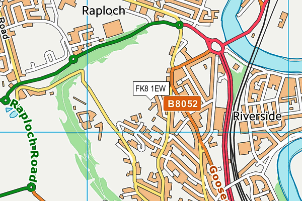 FK8 1EW map - OS VectorMap District (Ordnance Survey) FK8 1EW map - OS VectorMap District (Ordnance Survey)