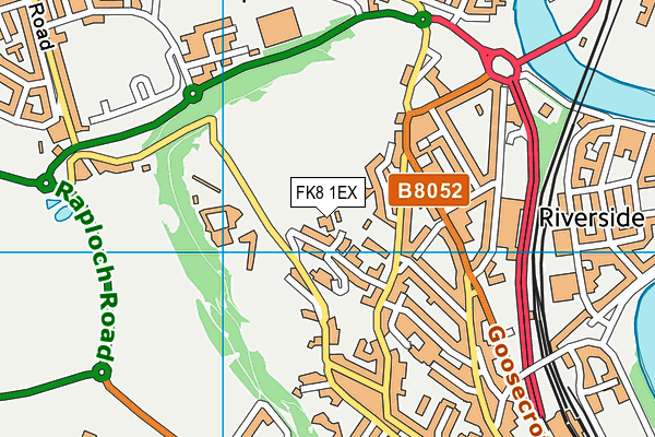 FK8 1EX map - OS VectorMap District (Ordnance Survey) FK8 1EX map - OS VectorMap District (Ordnance Survey)