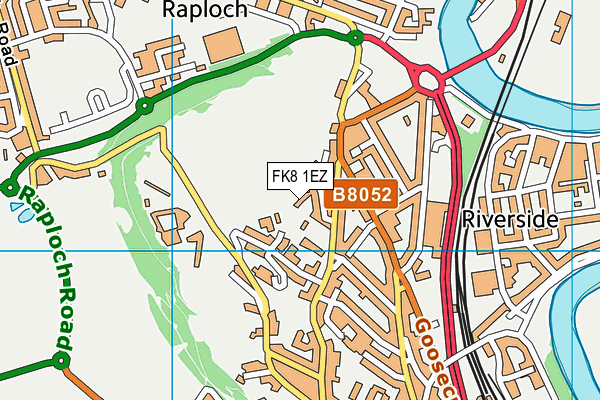 FK8 1EZ map - OS VectorMap District (Ordnance Survey) FK8 1EZ map - OS VectorMap District (Ordnance Survey)
