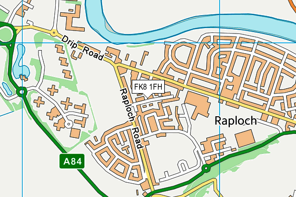 FK8 1FH map - OS VectorMap District (Ordnance Survey) FK8 1FH map - OS VectorMap District (Ordnance Survey)