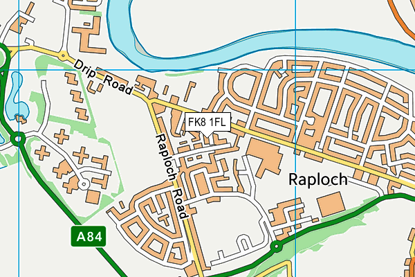FK8 1FL map - OS VectorMap District (Ordnance Survey) FK8 1FL map - OS VectorMap District (Ordnance Survey)