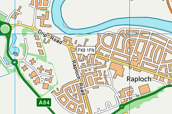 FK8 1FN map - OS VectorMap District (Ordnance Survey) FK8 1FN map - OS VectorMap District (Ordnance Survey)