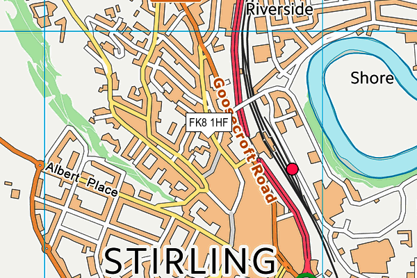 FK8 1HF map - OS VectorMap District (Ordnance Survey)