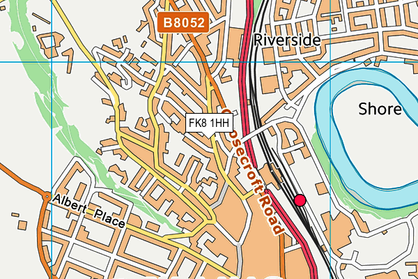 FK8 1HH map - OS VectorMap District (Ordnance Survey) FK8 1HH map - OS VectorMap District (Ordnance Survey)