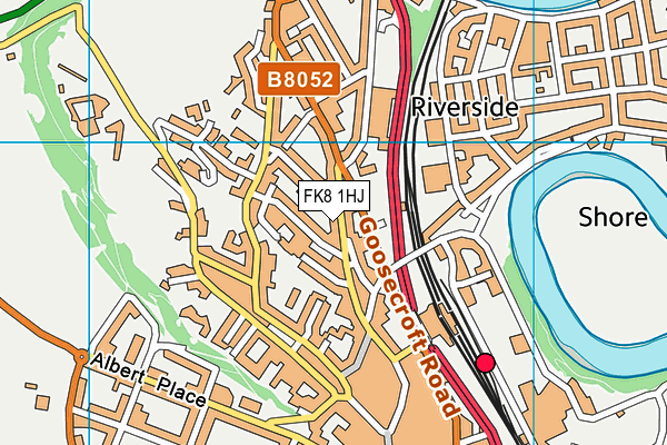 FK8 1HJ map - OS VectorMap District (Ordnance Survey) FK8 1HJ map - OS VectorMap District (Ordnance Survey)