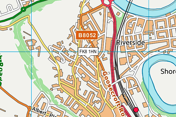 FK8 1HN map - OS VectorMap District (Ordnance Survey) FK8 1HN map - OS VectorMap District (Ordnance Survey)